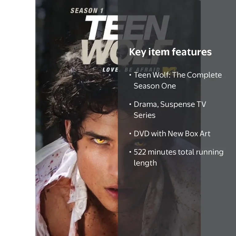 Teen Wolf: The Complete Season One (DVD New Box Art) [DVD