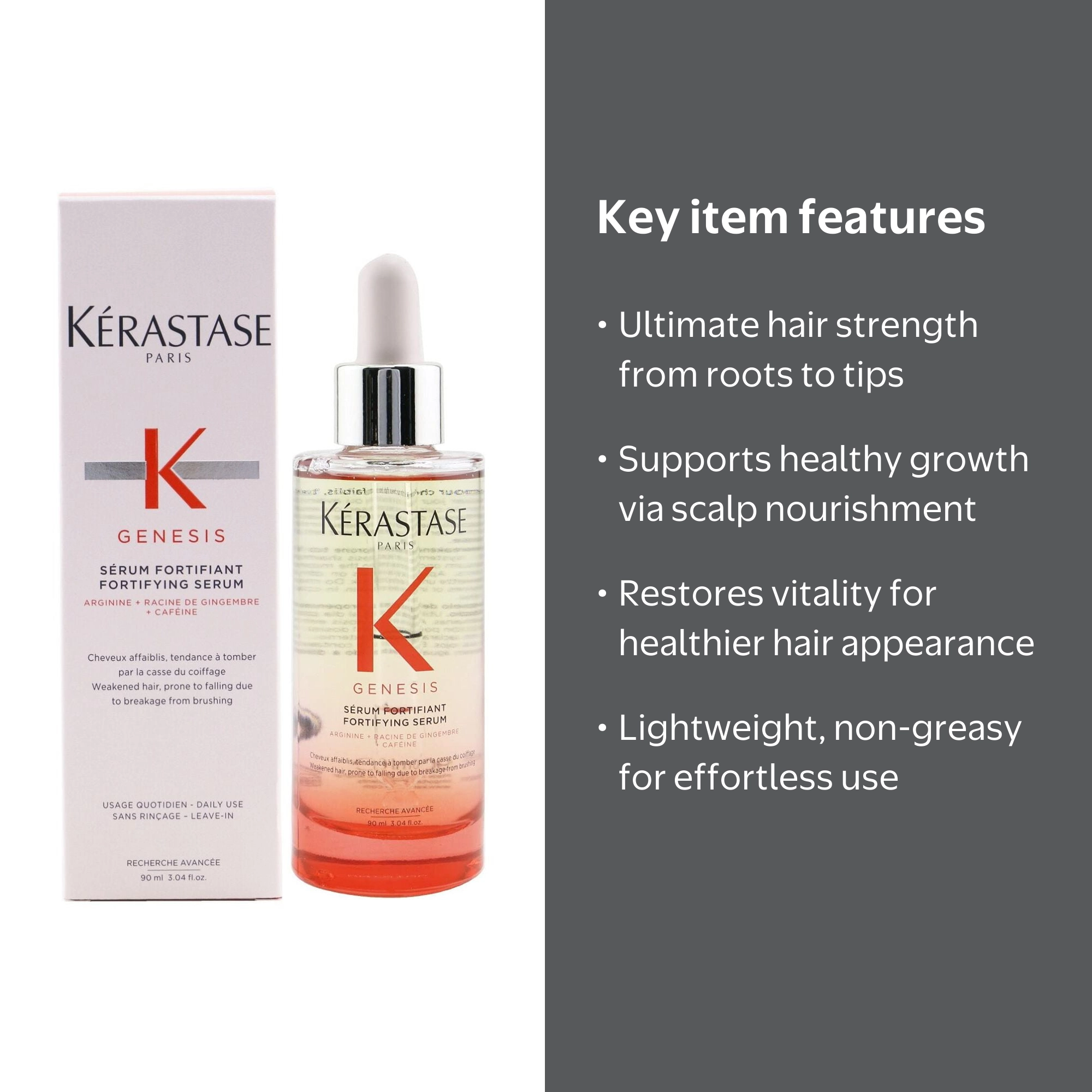 Kerastase Genesis 3.04 oz Fortifying Serum for Weak Hair - Walmart.com