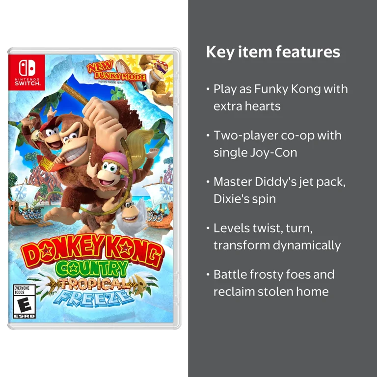 Donkey Kong Country: Tropical Freeze Classic Game - Nintendo