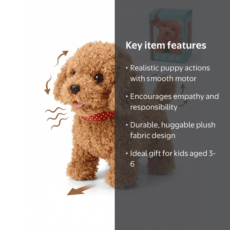HEETLY 2026 Upgraded Robot Dog - Realistic Interactive Puppy Toy