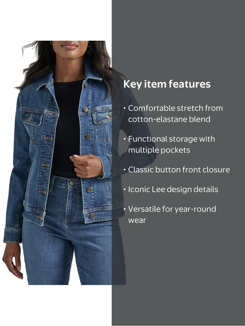 Lee, Women's Denim Jacket, Style #112321928, Regular Fit - Walmart.com