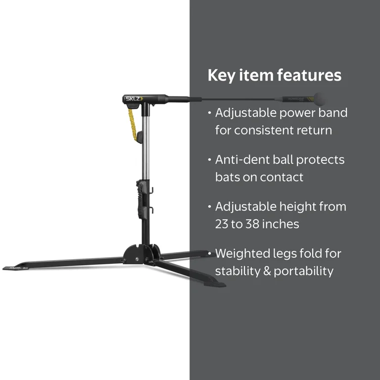 SKLZ Hurricane Select Baseball Swing Trainer, Adjustable Height 23
