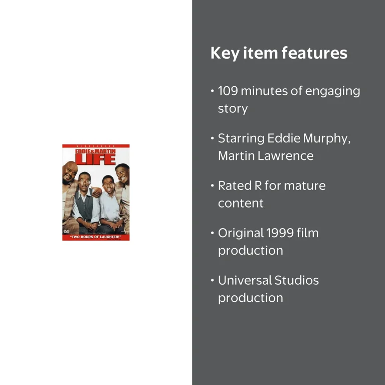 Universal Studios Life (DVD), Comedy Drama with Eddie Murphy and