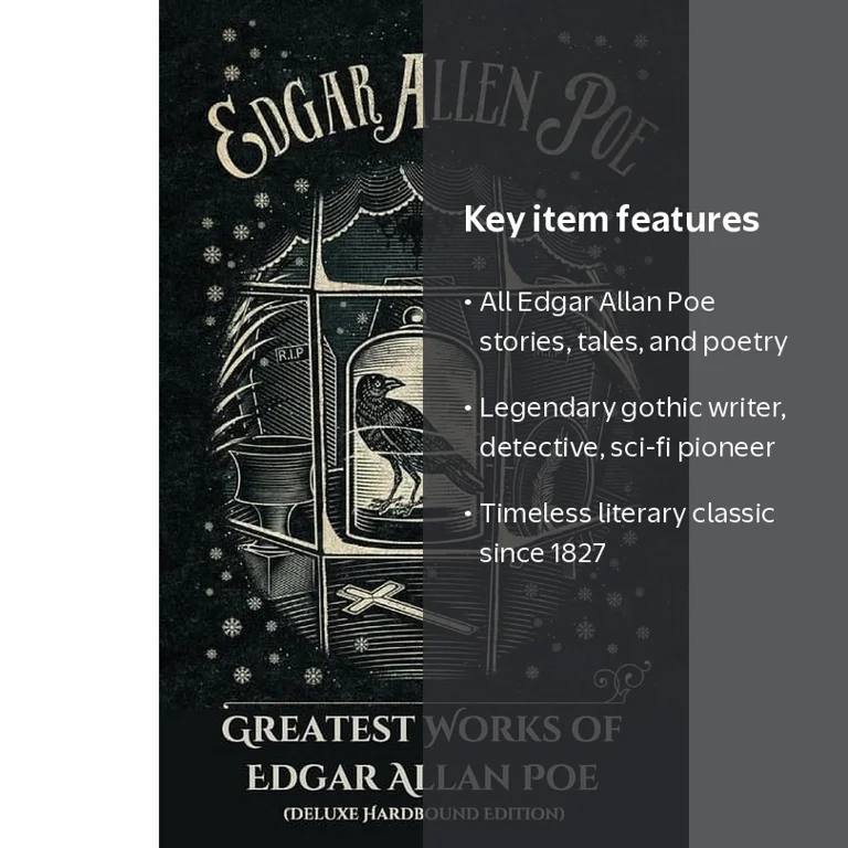 Edgar Allan Poe, Greatest Works, ISBN 9789360078478, Deluxe