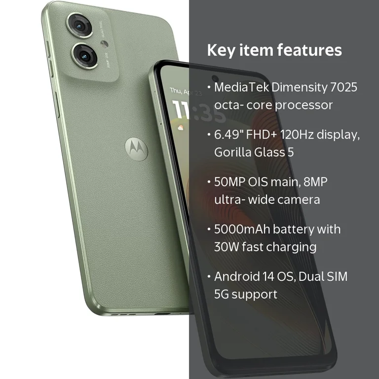 Motorola Moto G55 5G 8GB RAM 256GB | 6.49” 120Hz IPS LCD Display