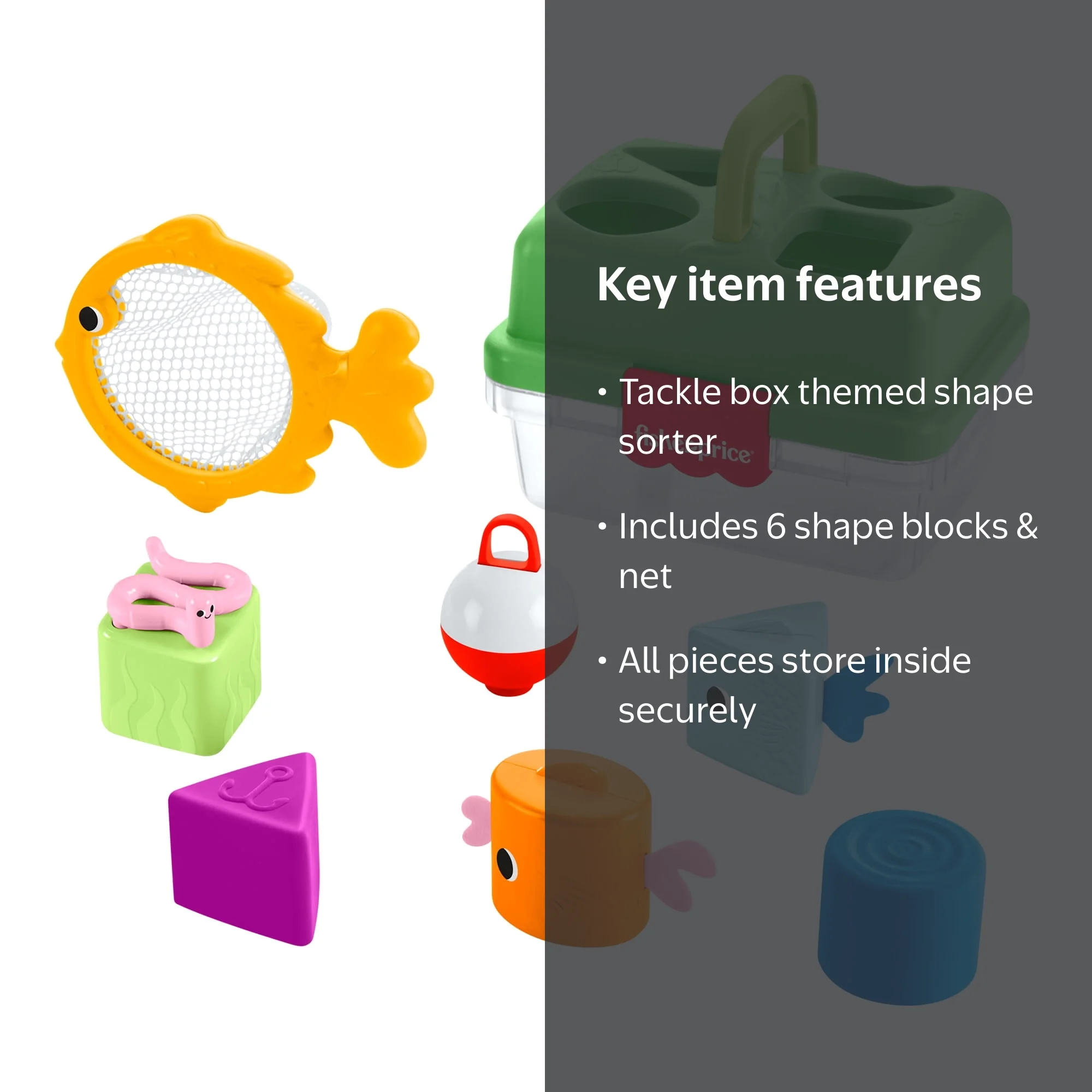 Fisher-Price Friendship Forest Sort & Store Tackle Box Baby Toy