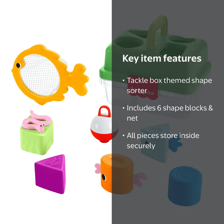 Fisher-Price Friendship Forest Sort & Store Tackle Box Baby Toy