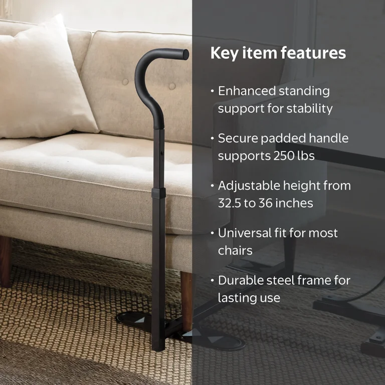 Able Life Universal Chair Cane: Elderly Standing Aid, Mobility