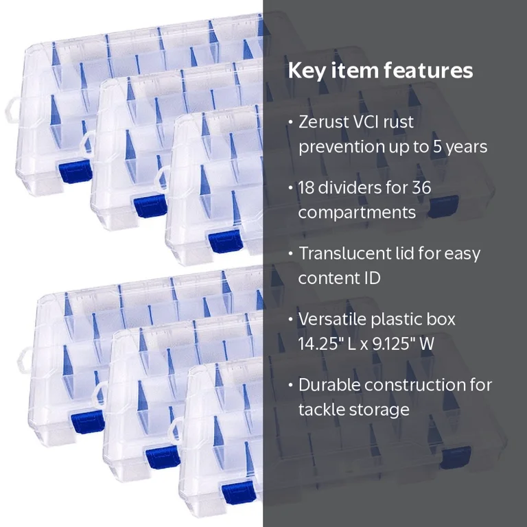 Flambeau Outdoors 5007 Tuff Tainer Utility Box, 36 Compartments