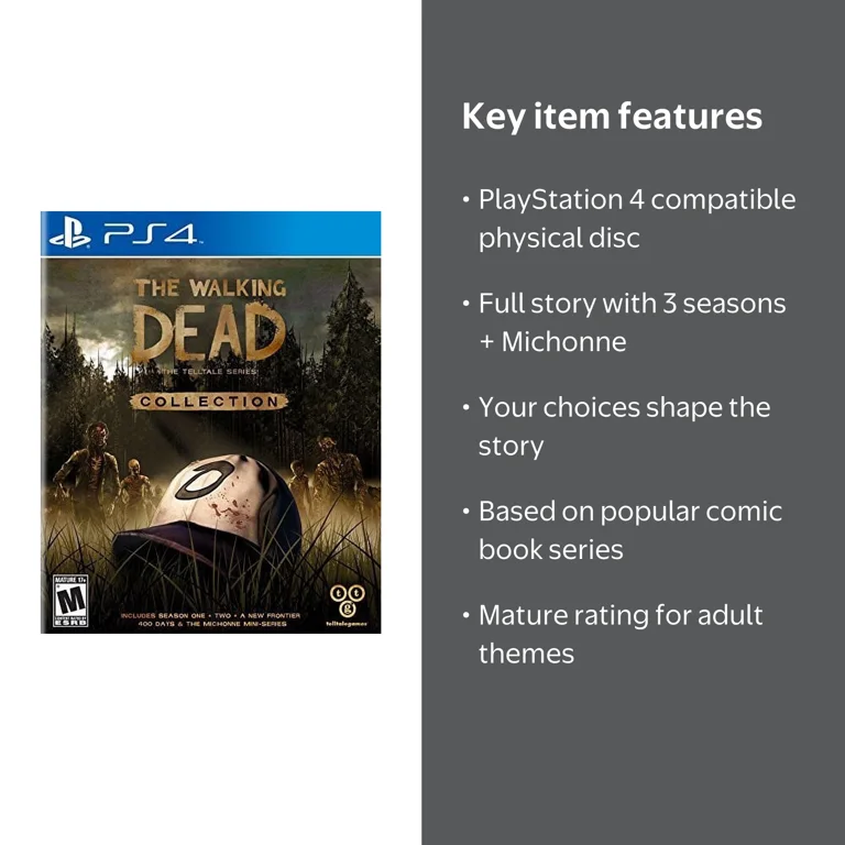 Telltale Games, The Walking Dead Collection, First 3 Seasons, PS4