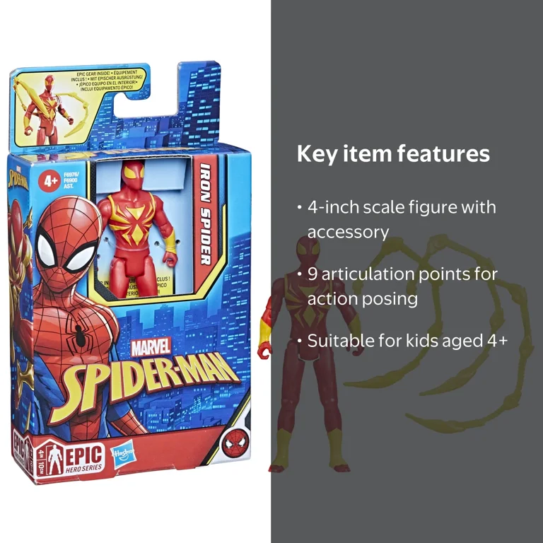 Marvel Spider-Man Epic Hero Series Iron Spider 4
