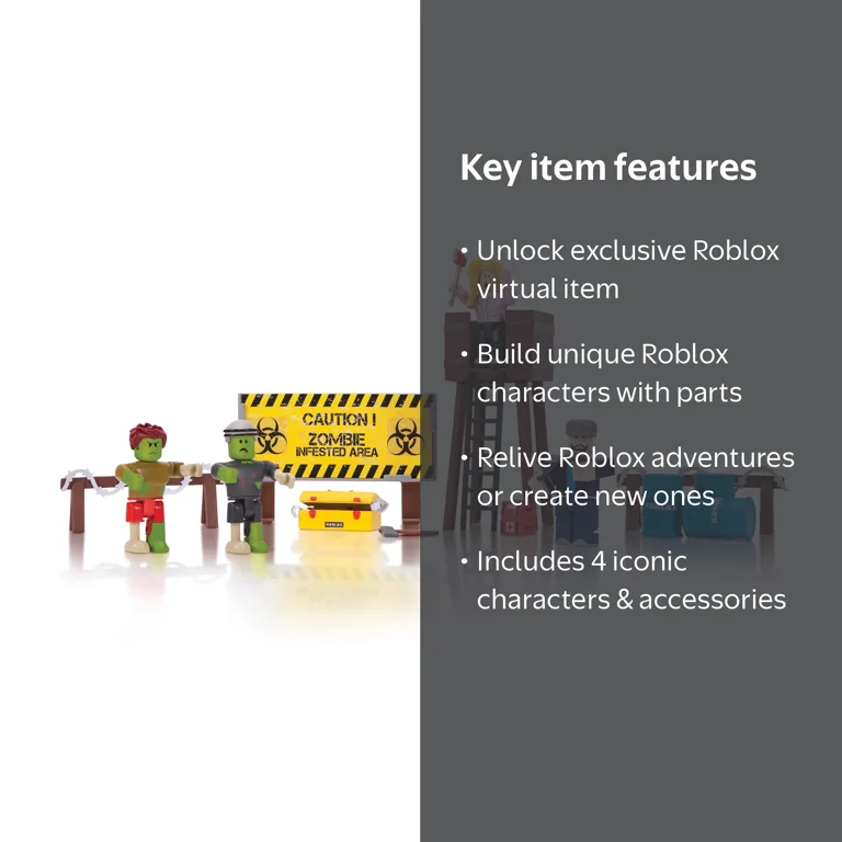 Walmart Exclusive: Roblox Zombie Apocalypse Action Set Toy