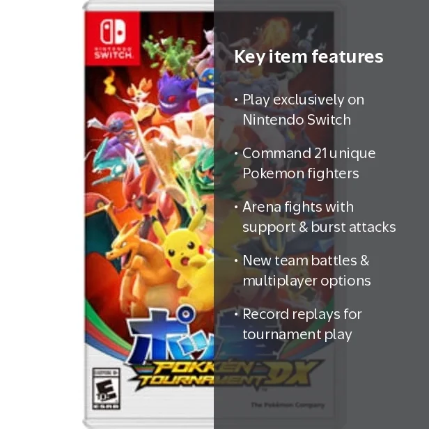 Nintendo Pokken Tournament DX, Pokemon Arena Fighters, Nintendo