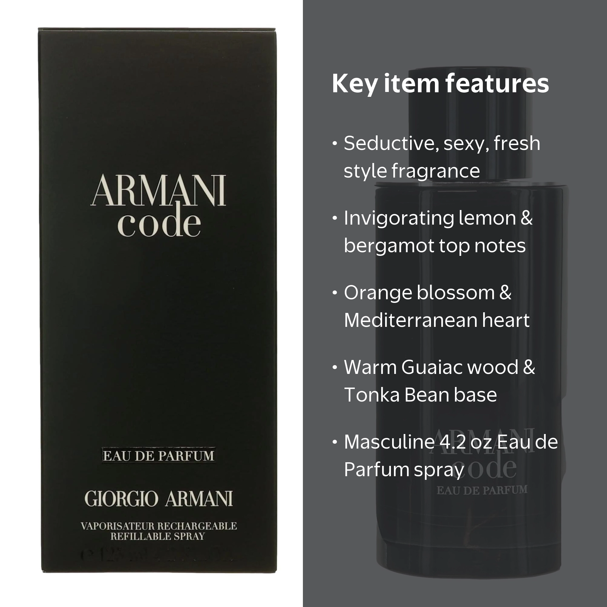 Giorgio Armani, Armani Code for Men, 4.2 oz EDP Spray - Walmart.com