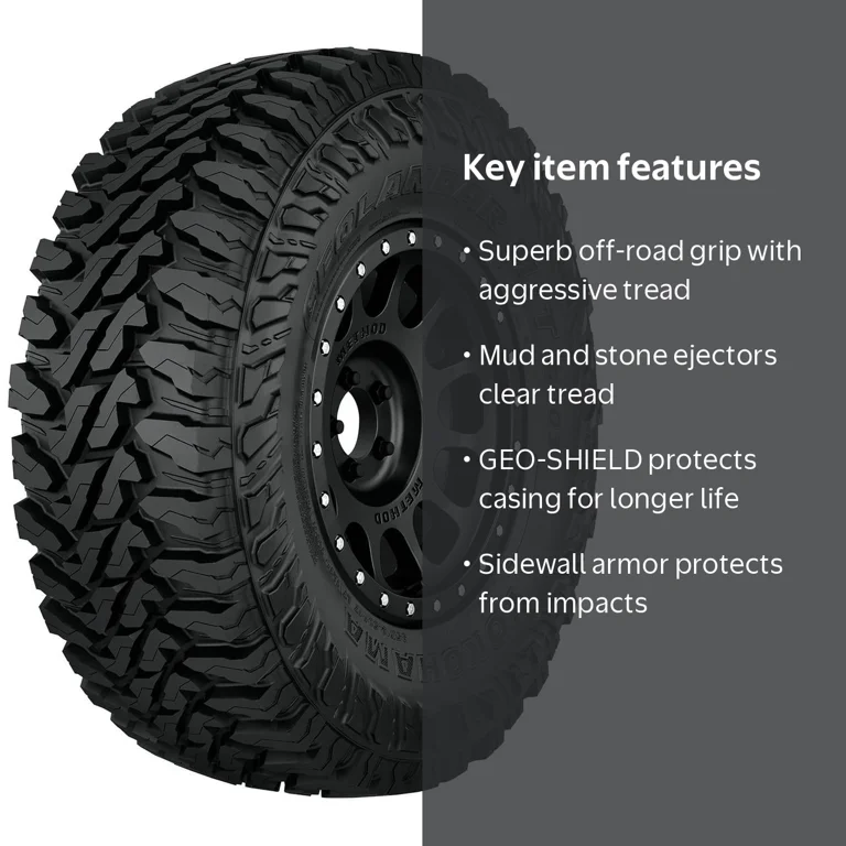Yokohama Geolandar M/T 33X12.50R17/10 120Q BW Mud Terrain Tire
