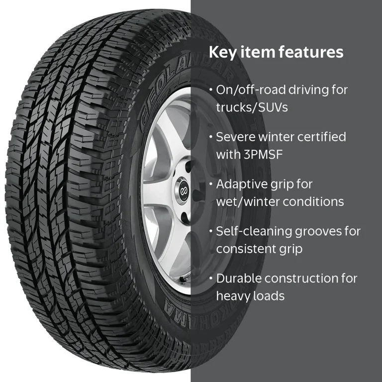 YOKOHAMA GEOLANDAR A/T 215/70R15 4本　2025 Yokohama Geolandar A/T G015 215/70R15 98H OWL All-Weather Tire for
