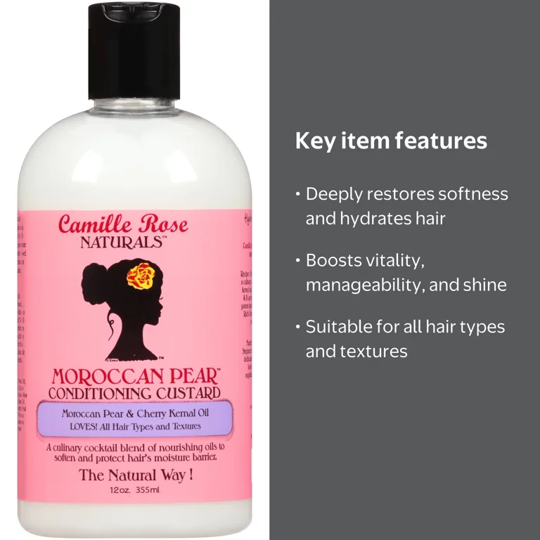 Camille Rose Moroccan Pear Soften and Protect Conditioning Custard