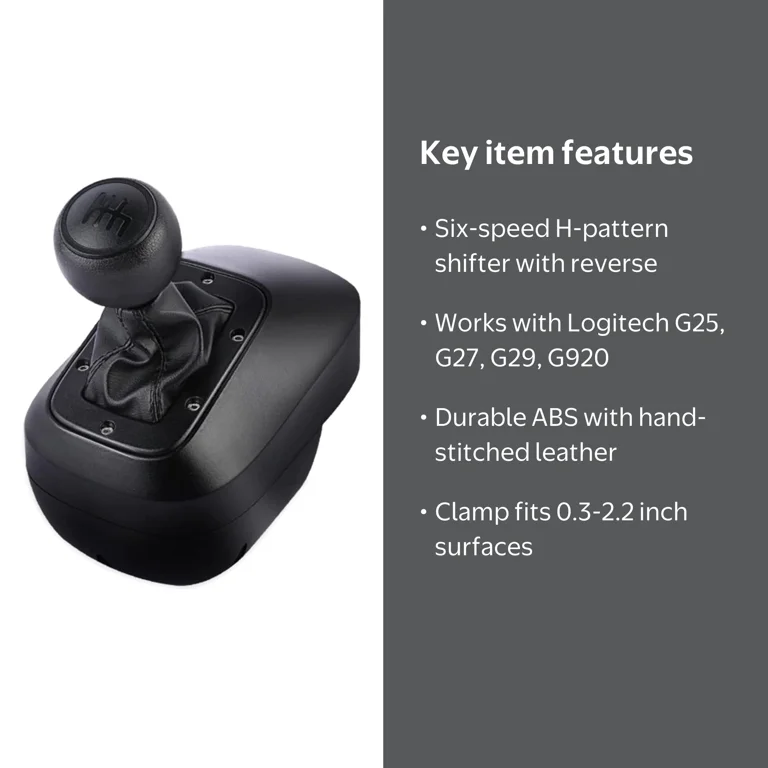 NBCP Gear Shifter Driving Force for Logitech G920, Six-Speed H