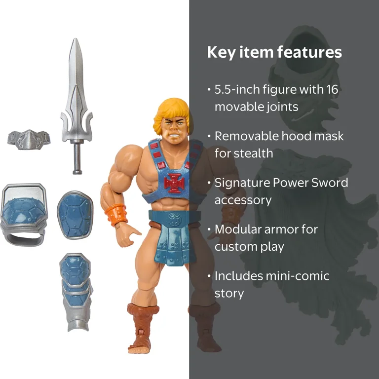MOTU Origins Turtles of Grayskull Stealth Ninja He-Man Action