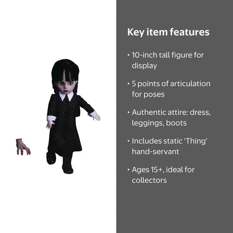 Living Dead Dolls LDD Presents Wednesday Addams Toy Doll - Walmart.com