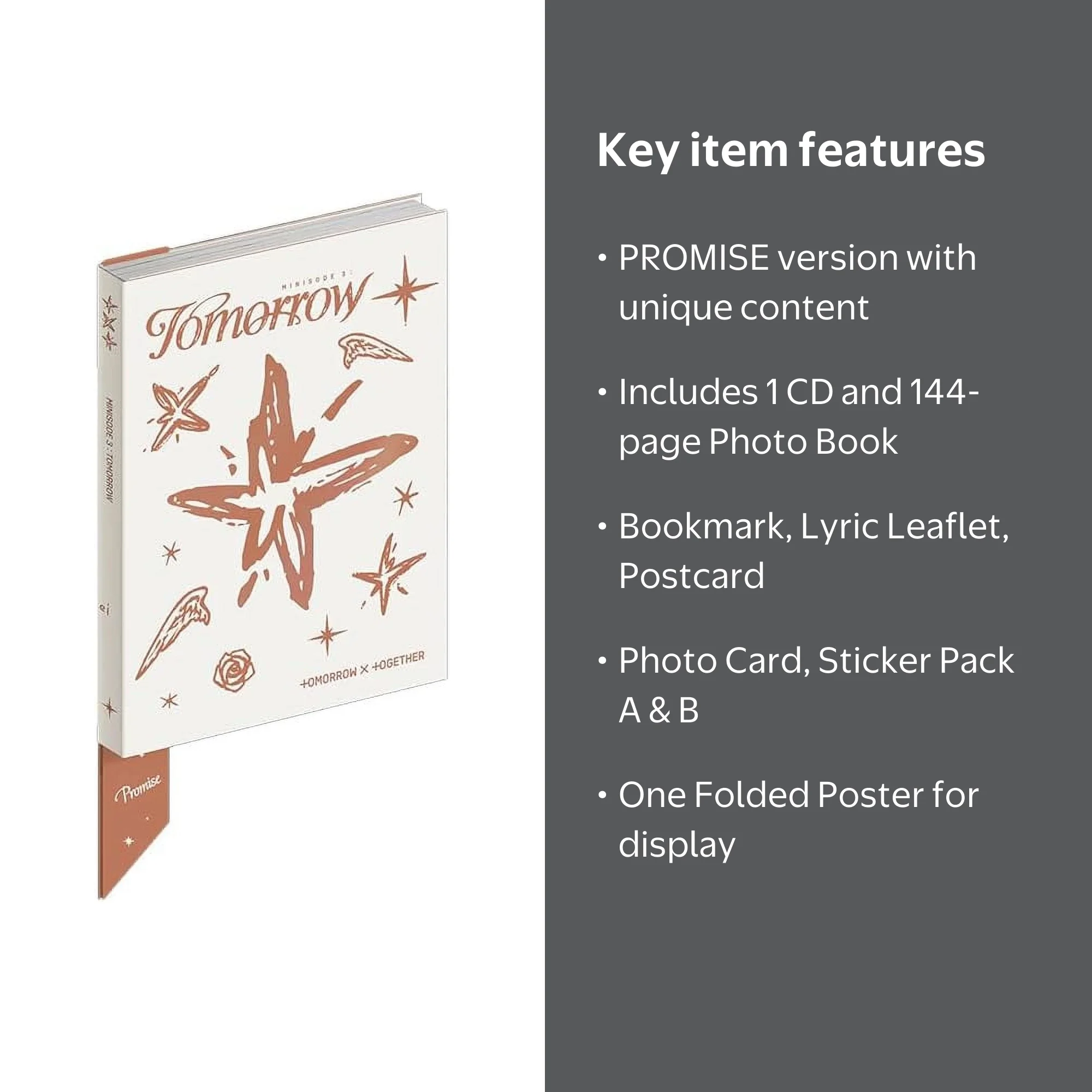 TXT - Minisode 3: TOMORROW CD, Promise Version, Release April 1