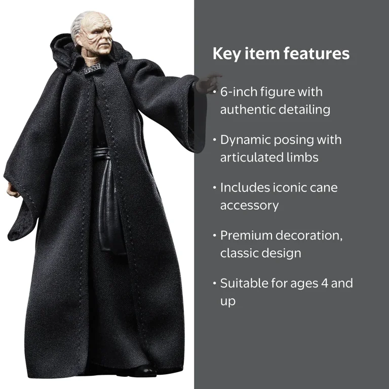 Star Wars The Black Series Emperor Palpatine, Star Wars: Return of