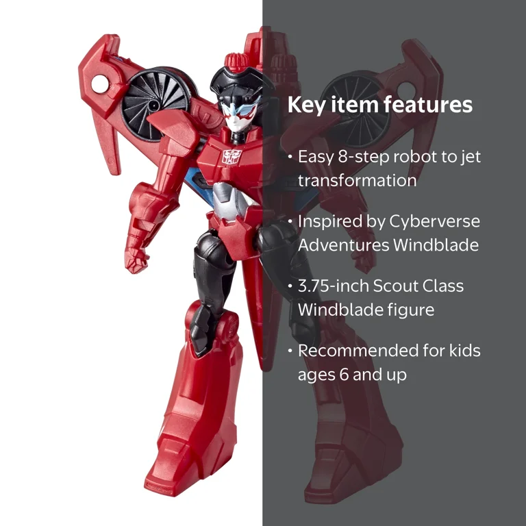Transformers Cyberverse Scout Class Windblade, 3.75-inch Action