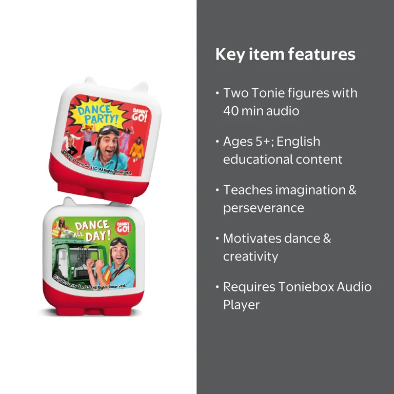 tonies Clever Tonie - Danny Go! Dance Party (2pk), Age Group 5+