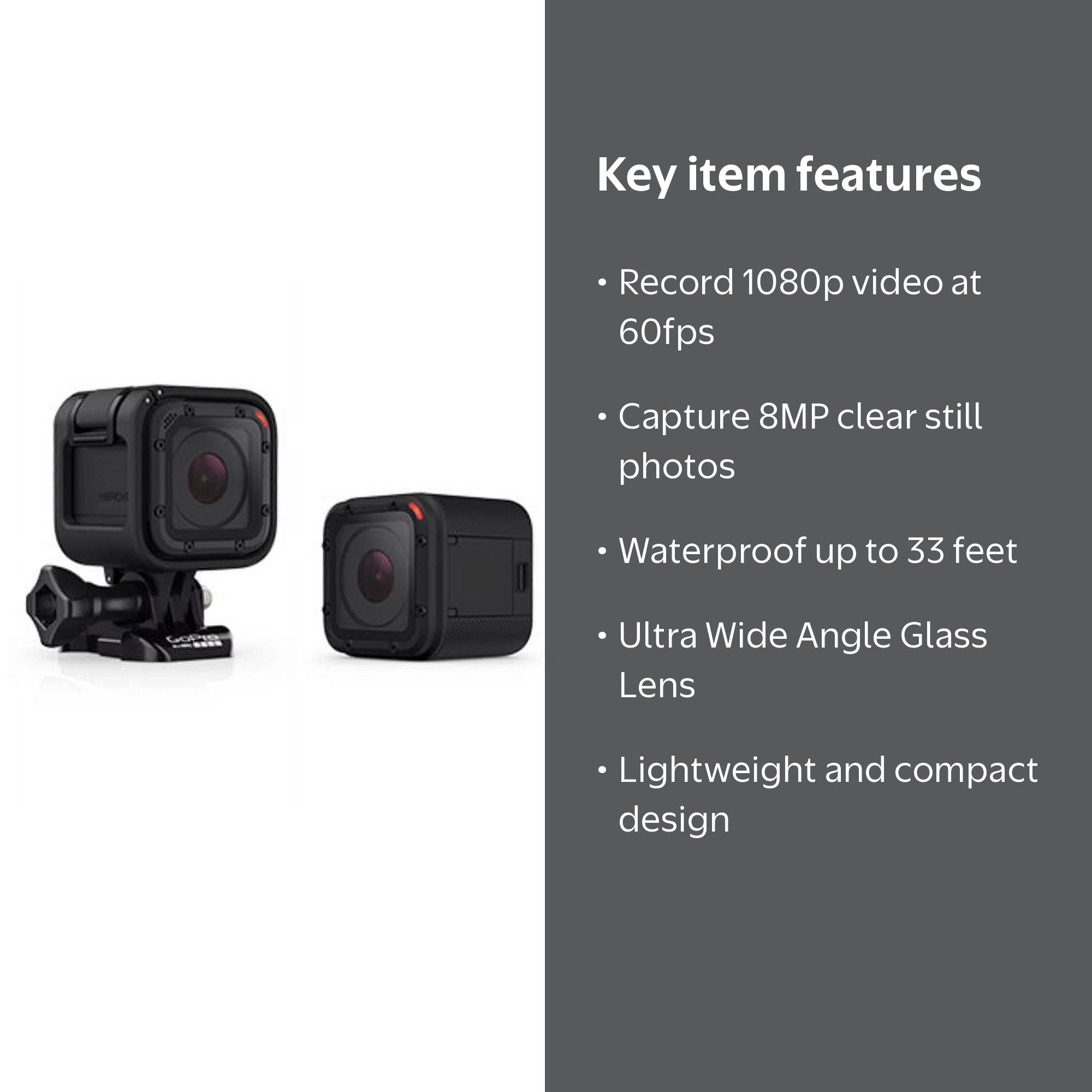 GoPro HERO Session Waterproof HD Action Camera - Walmart.com