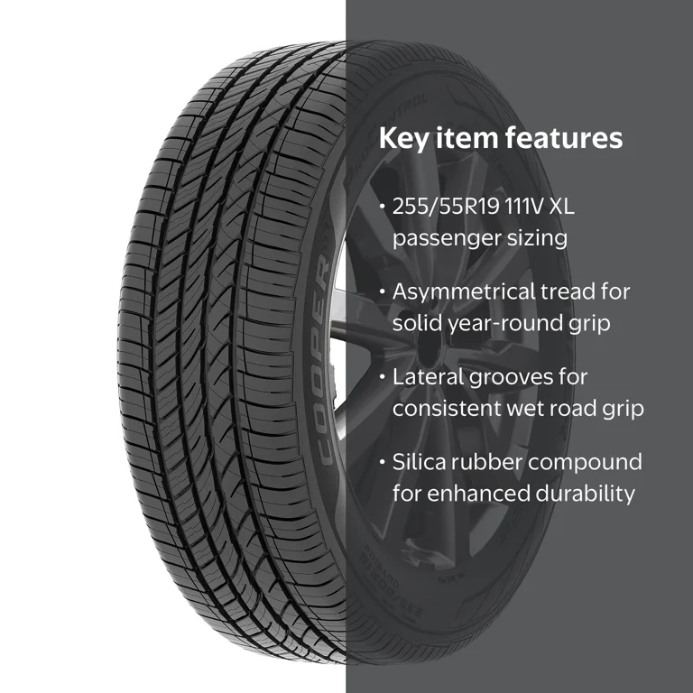 COOPERサマータイヤ255／55R19深溝 Cooper ProControl All Season 255/55R19 111V XL Passenger Tire
