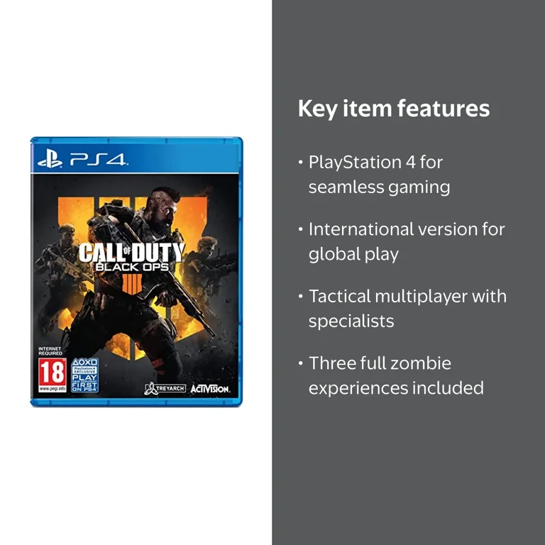 Call of Duty Black Ops 4, PS4 International Version, Multiplayer