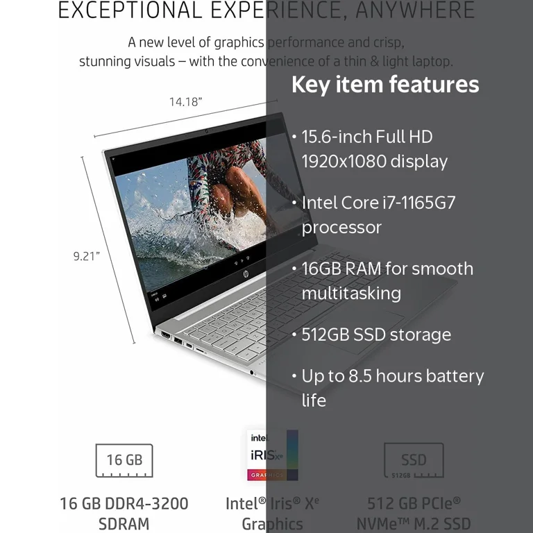 Free Shipping! \HP Pavilion Laptop 15.6\\ FHD, Intel Core i7