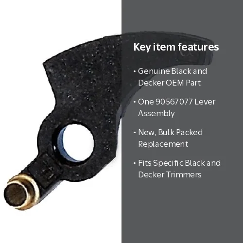 Black and Decker Trimmer Lever Assembly for NST2118, LST220