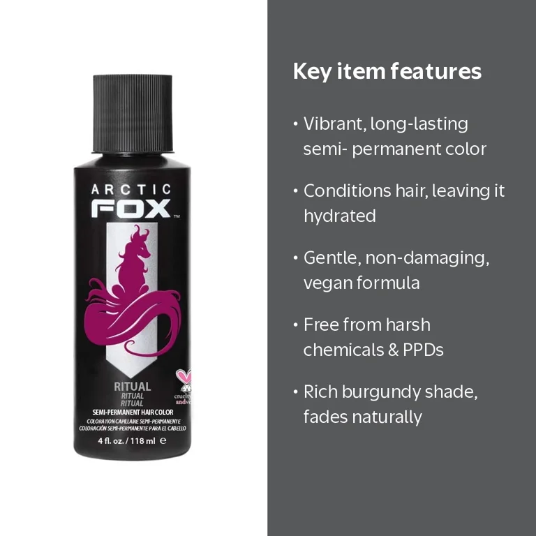 Arctic Fox Vegan and Cruelty-Free Semi-Permanent Hair Color Dye (4
