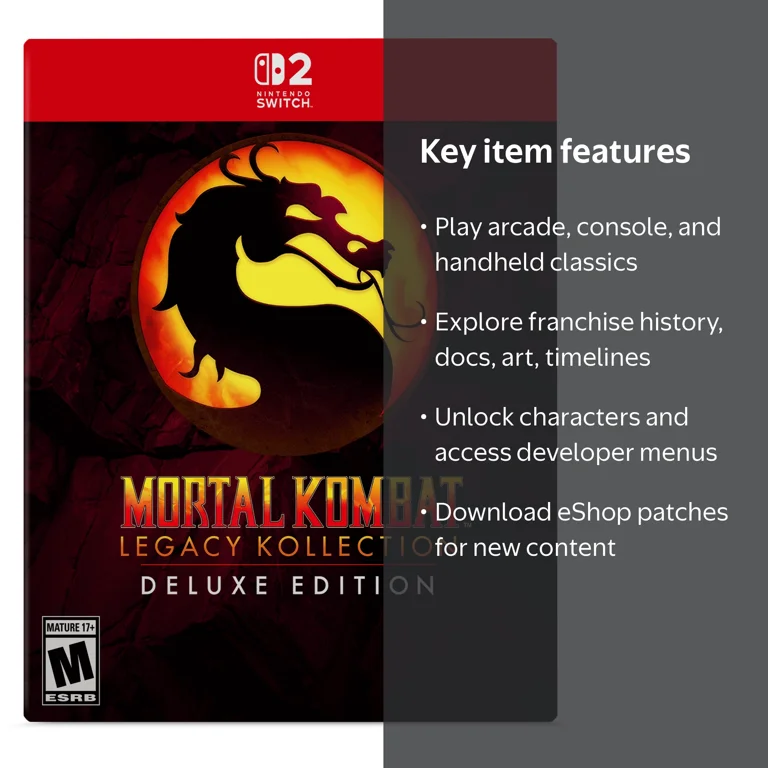 Mortal Kombat Legacy Kollection Deluxe Edition, Nintendo Switch 2