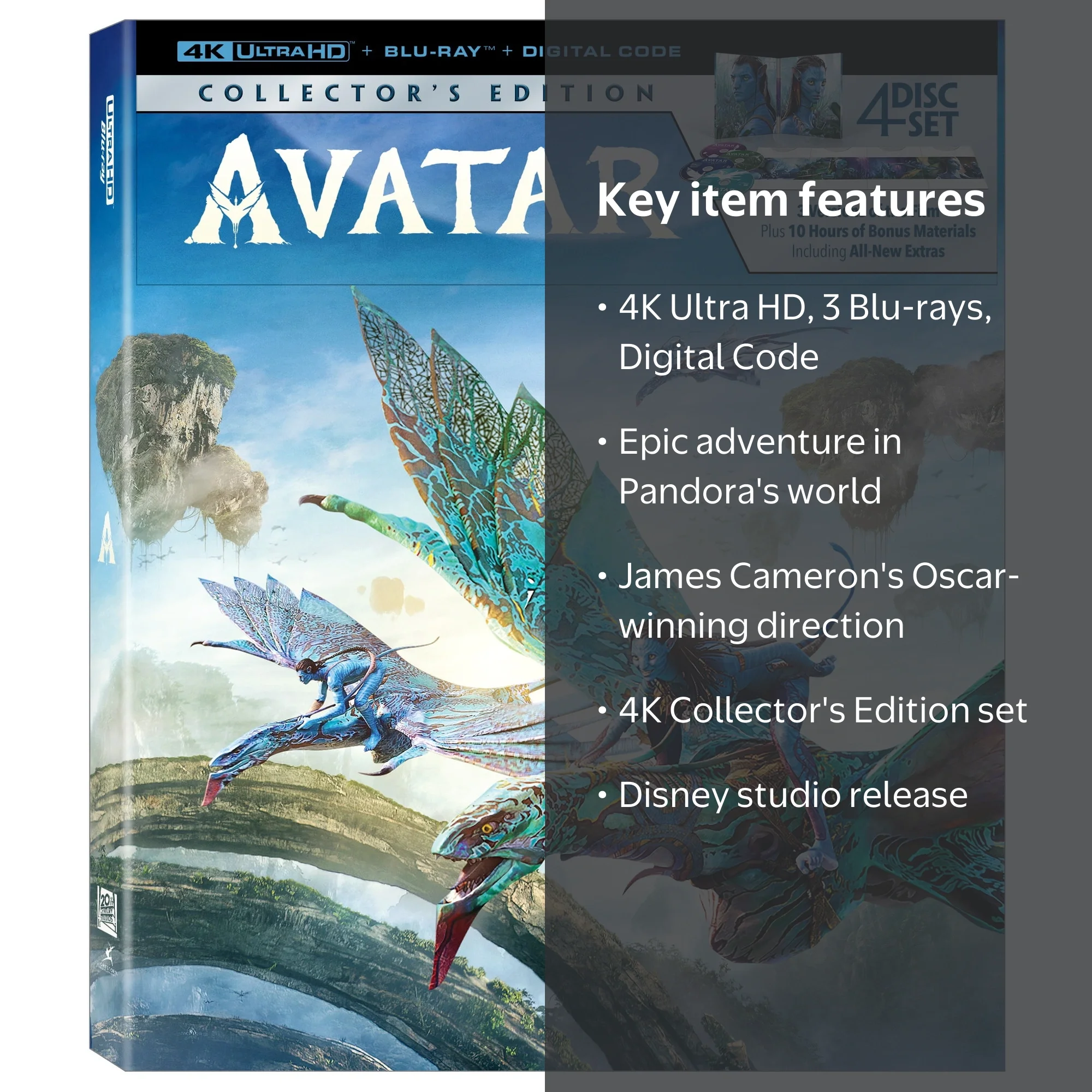 Disney's Avatar 4K UHD Collector's Edition (4K Ultra HD, Blu-ray