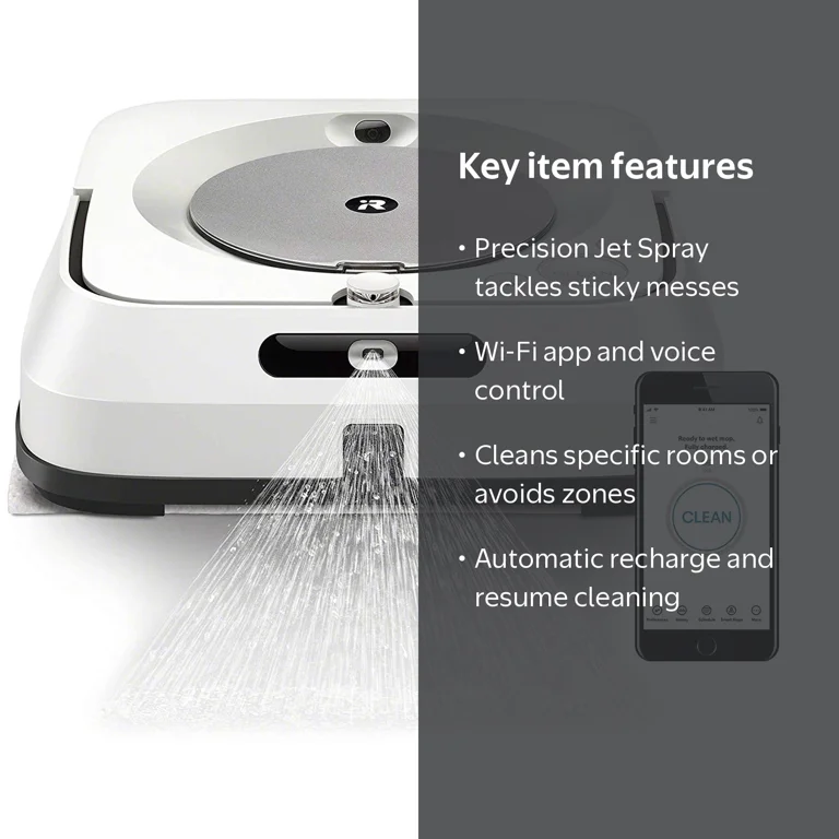iRobot, Robot Mop, White, One Size, Wi-Fi Connected - Walmart.com iRobot, Robot Mop, White, One Size, Wi-Fi Connected - Walmart.com