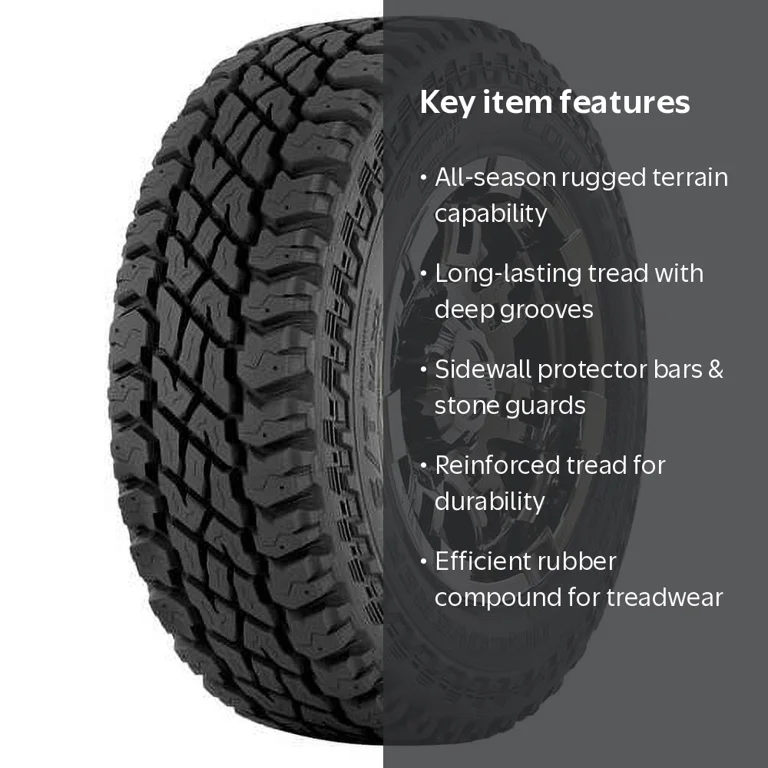 New Tire 255/80R17 Cooper DISCOVERER ST MAXX 121Q E All Season