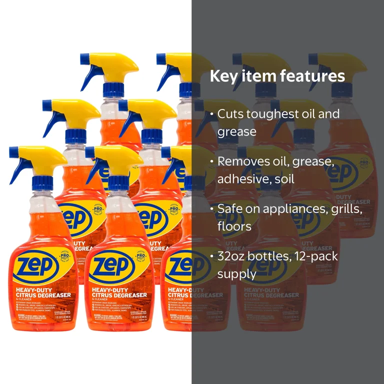 Zep, Heavy-Duty Citrus Cleaner, ZUCIT32, 32 oz case of 12