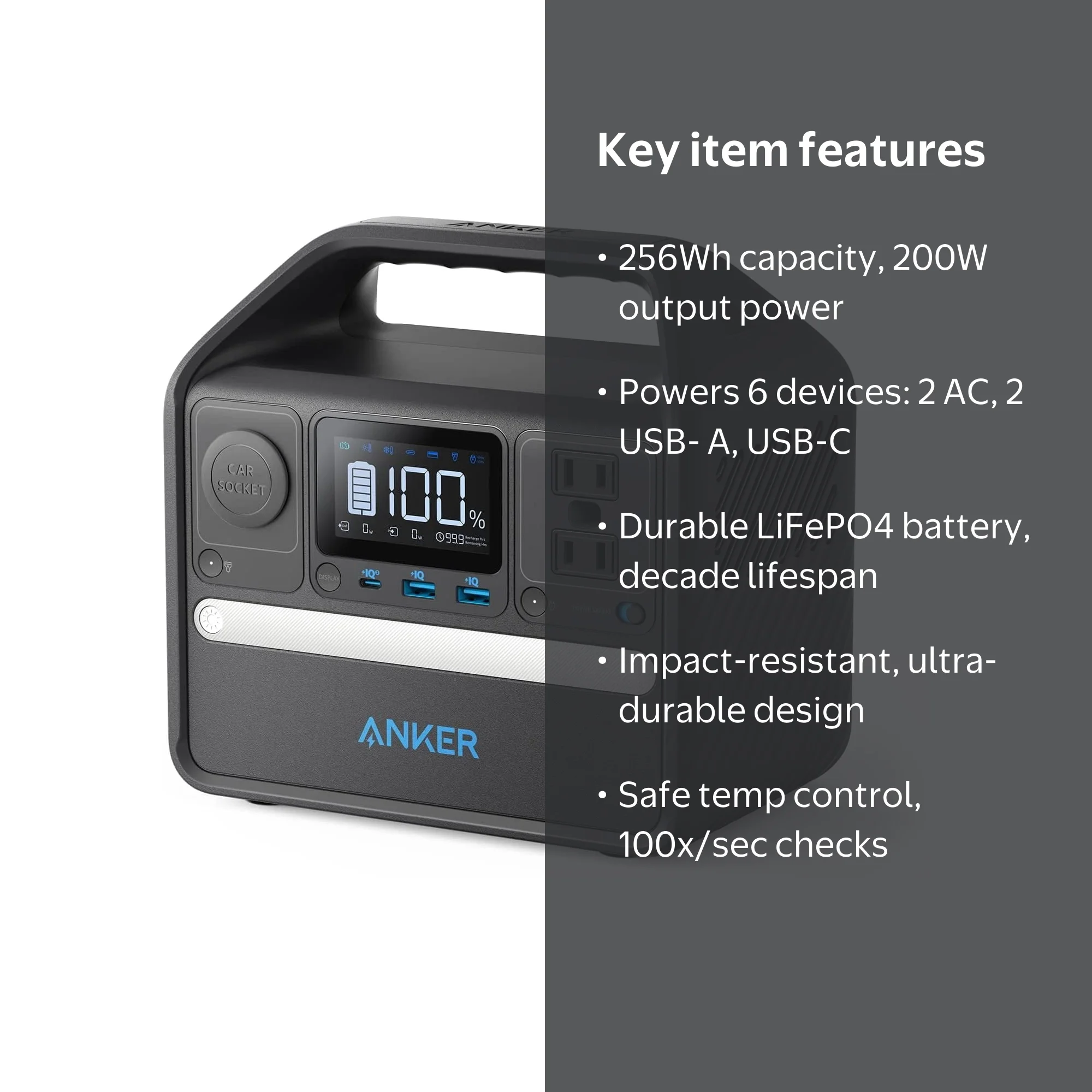 Anker PowerHouse 521 - Outdoor portable power units - Walmart
