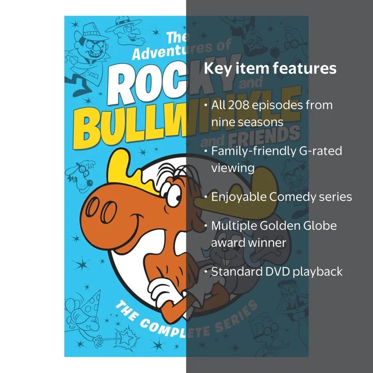 The Adventures of Rocky and Bullwinkle and Friends DVD, Complete