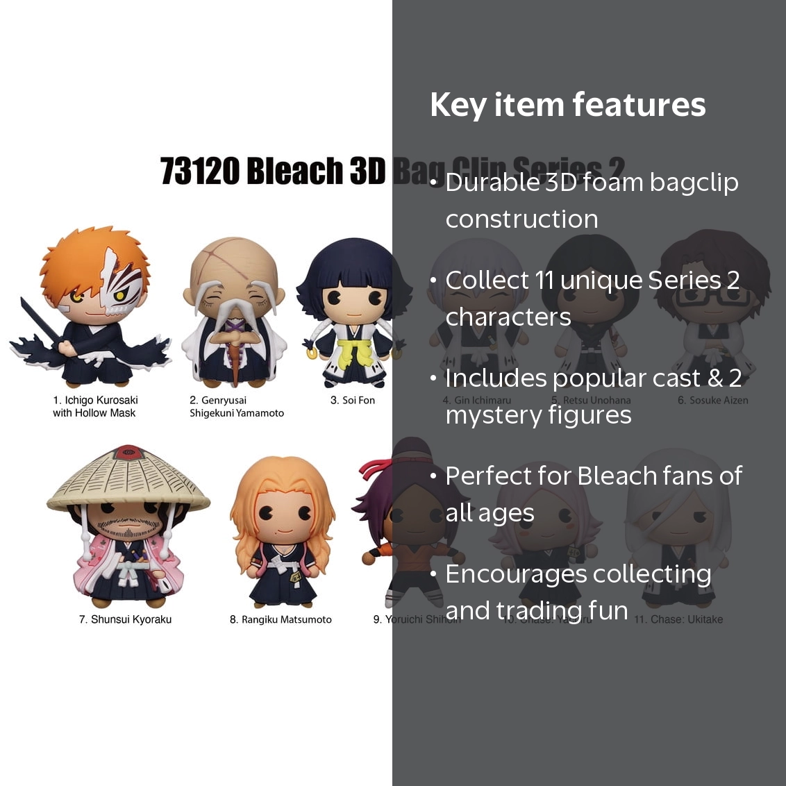 BLEACH 3D Foam Bagclip - SERIES 2 - Walmart.com