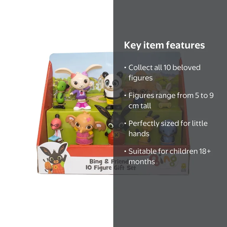 Bing & Friends Set of 10 Figures - Walmart.com