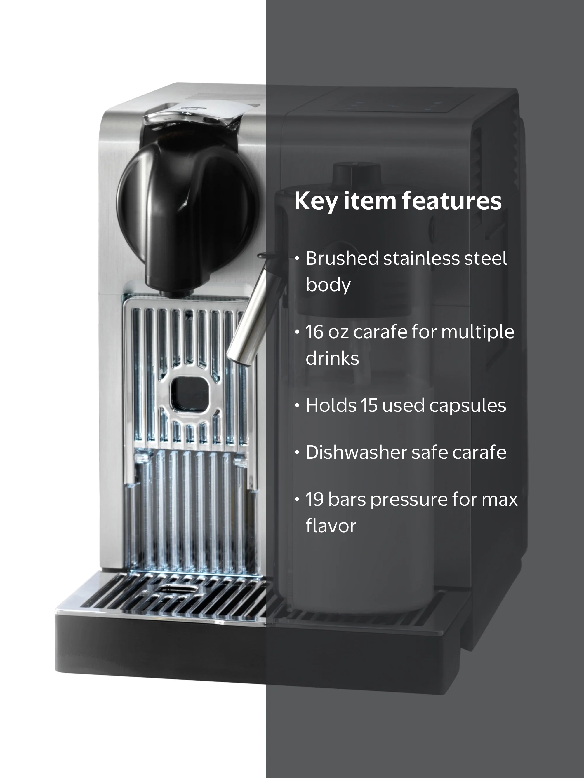 DeLonghi EN750MB Lattissima Pro Nespresso Capsule Espresso