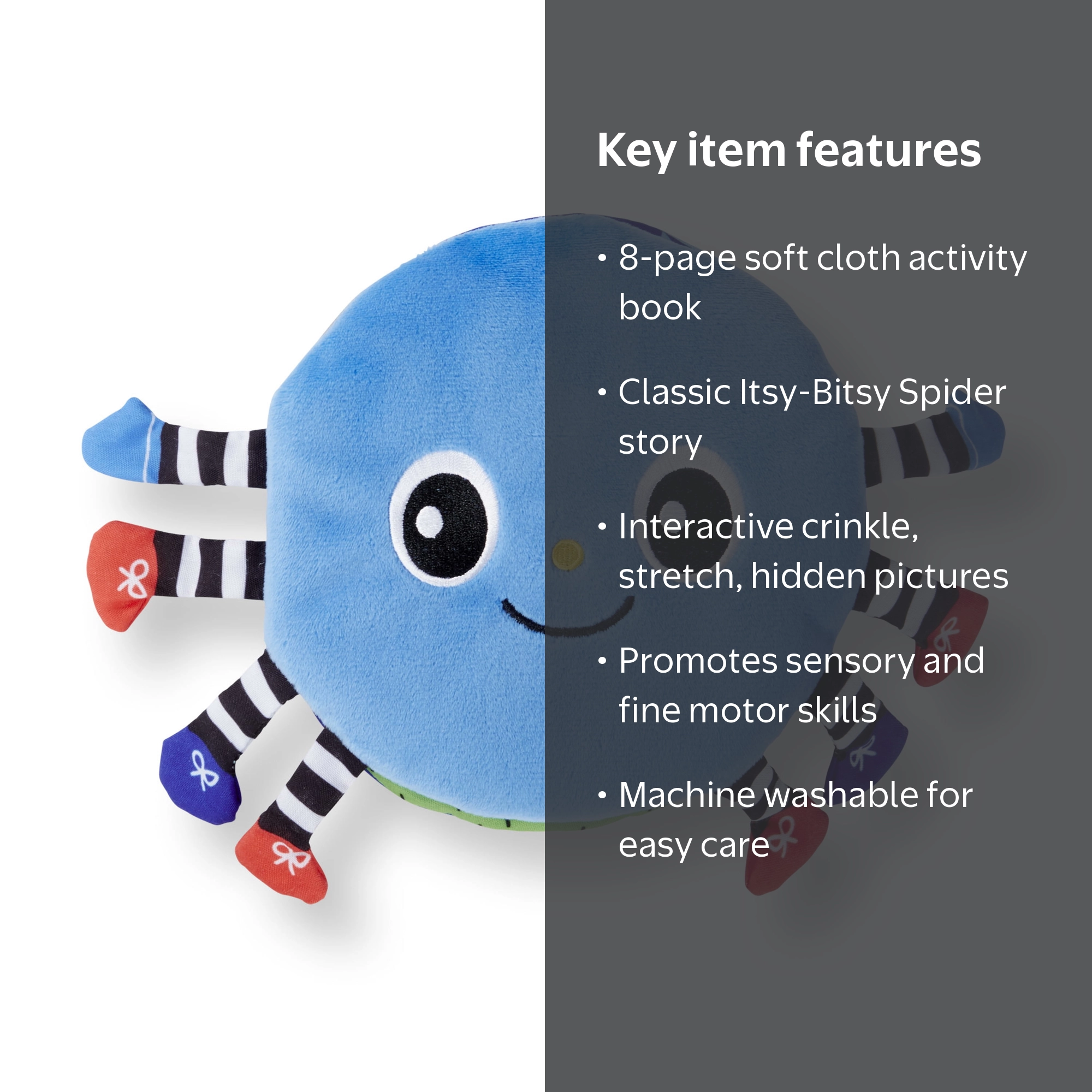 Melissa & Doug K's Kids Itsy-Bitsy Spider Soft Activity Book for