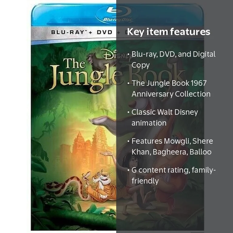 The Jungle Book (1967) Anniversary Collection (BD+DVD+DC