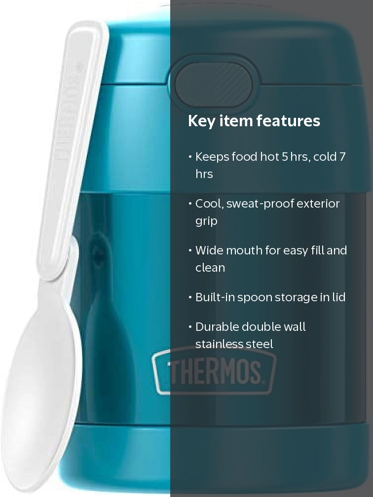 THERMOS FUNTAINER 10 Ounce Stainless Steel Vacuum Insulated Kids