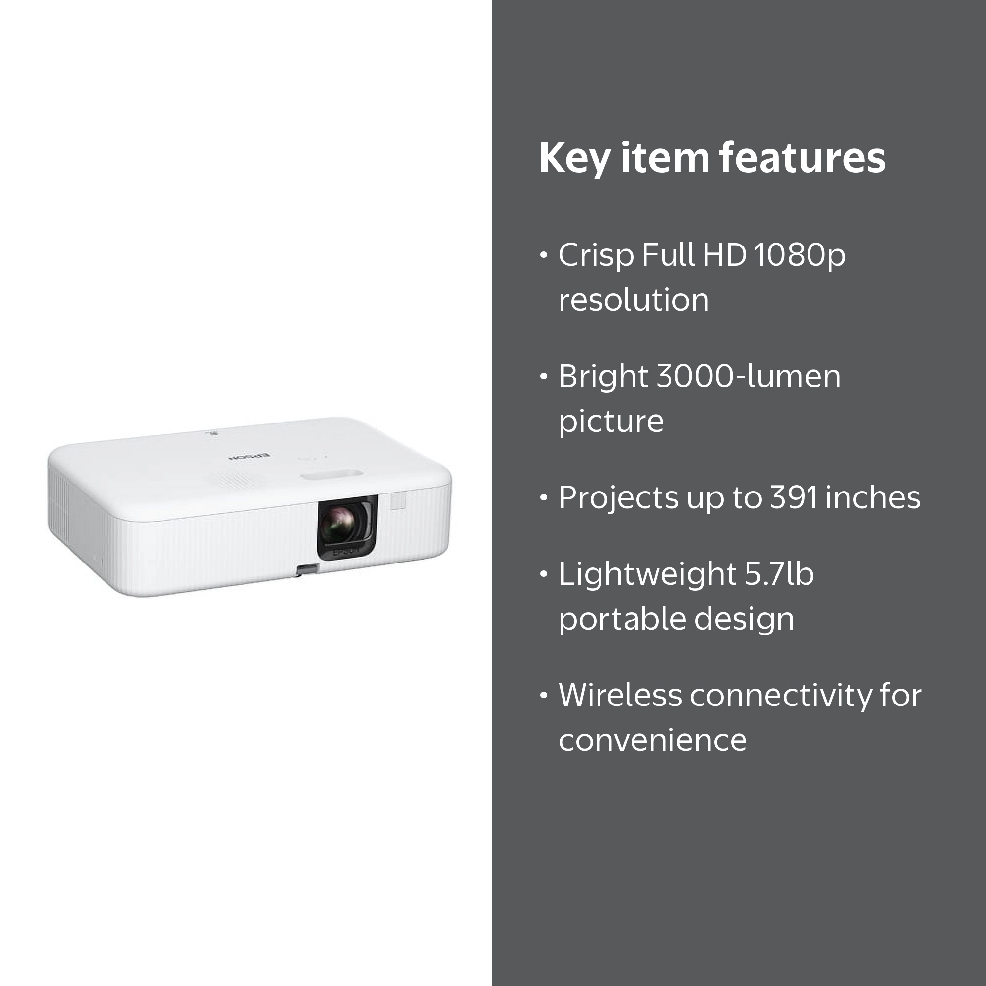 Epson EpiqVision Flex CO-FH02 Home Cinema Video Smart Portable