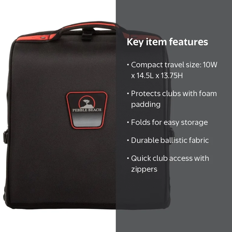 Open Box) Pebble Beach Golf Travel Cover - Walmart.com