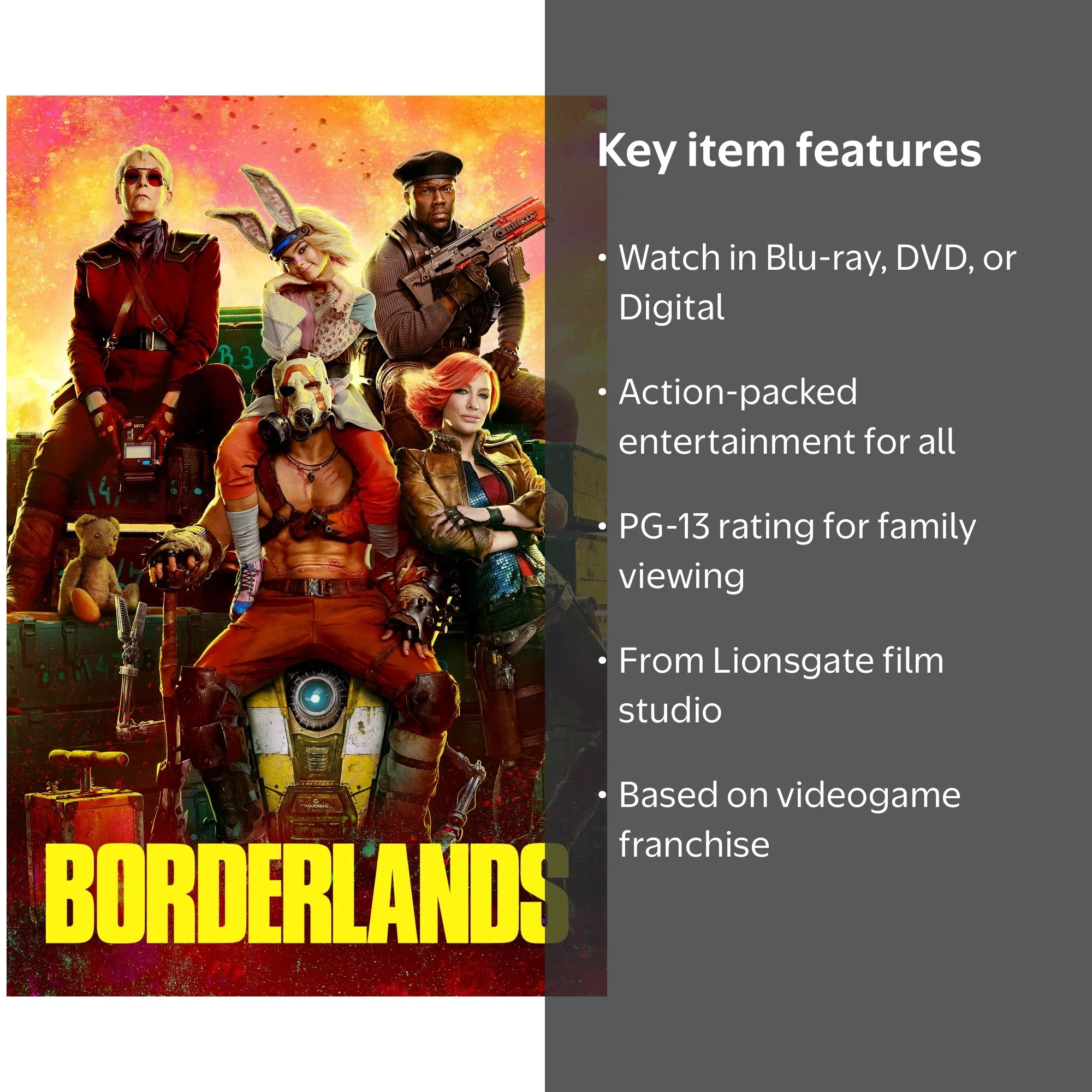 Borderlands (Blu-ray + DVD + Digital Copy) - Walmart.com